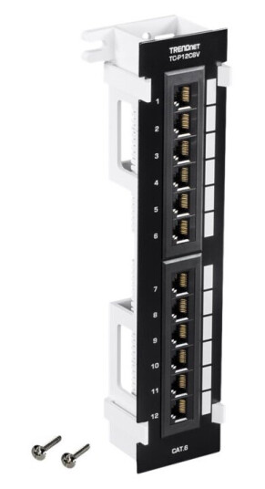 Trendnet Tc-P12c6v Rj-45 Cat6 22/26 Sort Spcc -25 50 °C Trendnet Tc-P12c6v Rj-45 Cat6 22/26 Sort Spcc -25 50 °C