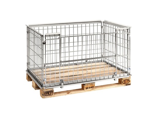 Palleramme 1200X800x640mm Åbning På Langside Palleramme 1200X800x640mm Åbning På Langside