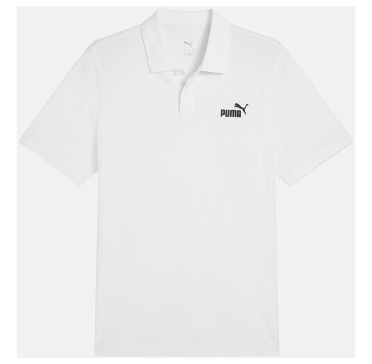 Puma Ess No. 1 Logo Pique Polo Puma White S Piketrøyer