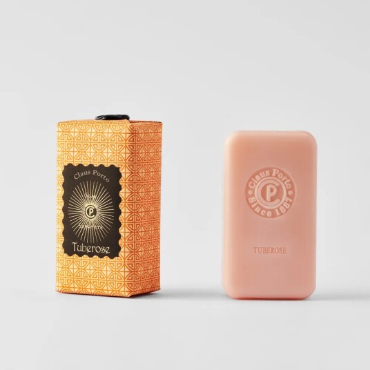Claus Porto Black Sunburst Tuberose Wax Sealed Soap Bar Claus Porto Black Sunburst Tuberose Wax Sealed Soap Bar