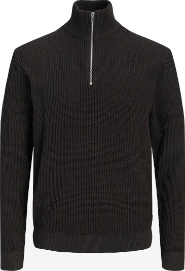 Jack & Jones Junior Genser Jprblustanley Knit Half Zip Ch Jnr Brun