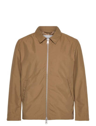 Garment Project Water Repellent Zipper Jacket Mos Brown M Garment Project Water Repellent Zipper Jacket Mos Brown M