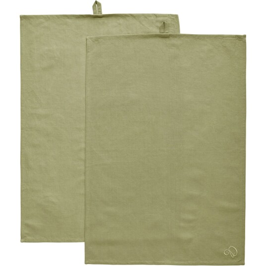 Decotique Sienna Kjøkkenhåndkle 50x70 cm 2 pk Grønn