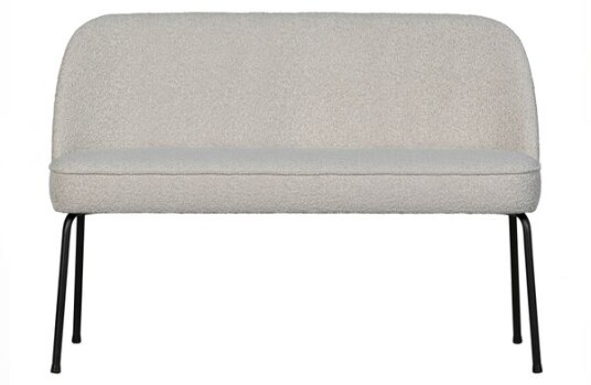 BePureHome Vogue Benk, Bouclé natur Unoliving