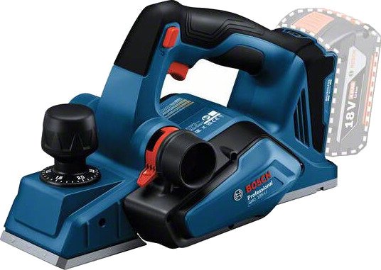 Bosch Batteridrevet Høvel GHO 185-LI (Uten Batteri Og Lader) 18 v, 82 mm