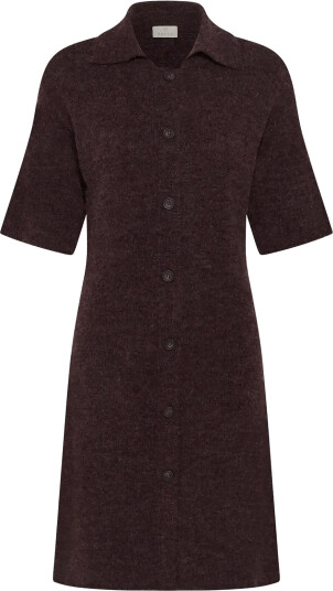 Kaffe Kasigne Knit Dress Brown M Kaffe Kasigne Knit Dress Brown M