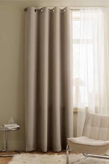 &Home Mørkleggingsgardin Linnie 1 pakning Beige