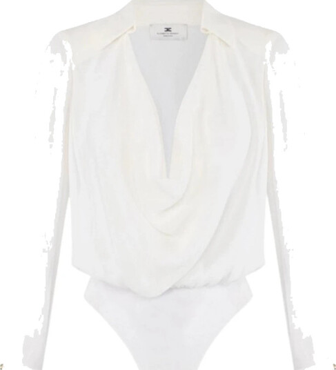 Elisabetta Franchi Dame Topper Hvit L,