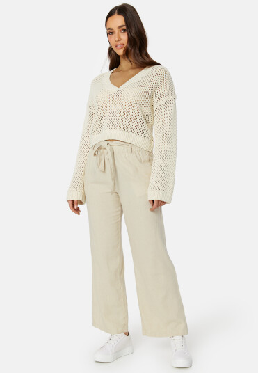 Object Collectors Item Edita LS Knit Pullover Sandshell M
