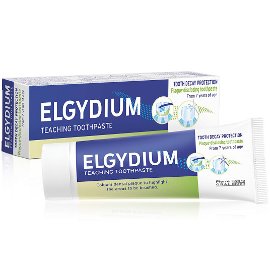 Elgydium Barnetannkrem Gel Teaching Plaque Finder 50 ml.
