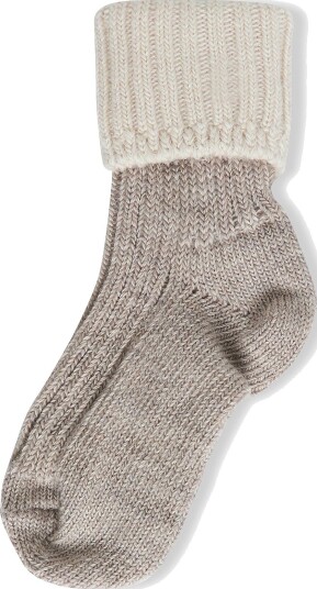 mp Denmark Aries Socks - LIGHT BROWN MELANGE - 17/18