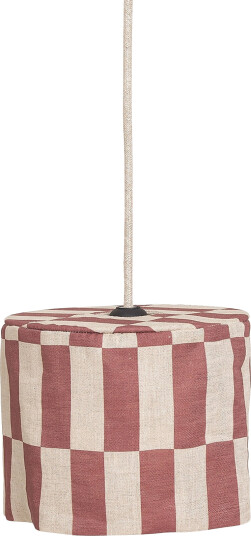 Nobodinoz Vibes Lin Lampeskjerm Diam 20cm Red One Size