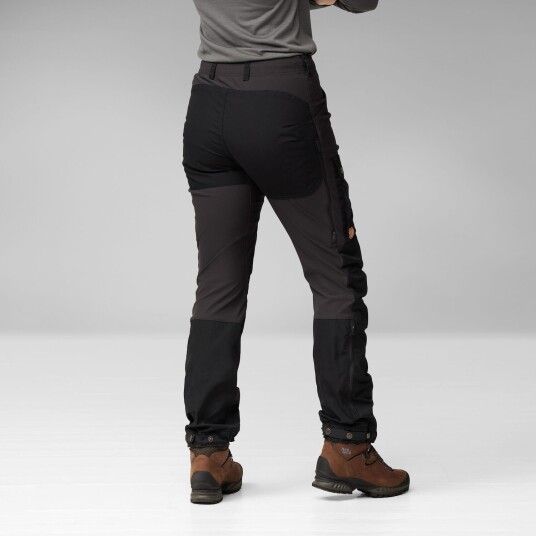 Fjellreven Women"s Keb Trousers Curved Black Oak 38/S