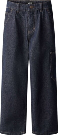 Molo Jeans   Bueskytter   Rå Denim Blue   Molo   8 år (128)   Jeans   Marineblå