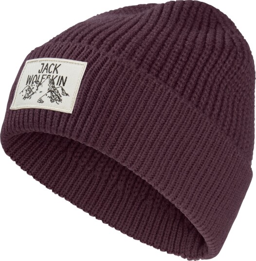 Jack Wolfskin Badge Beanie Amaranth OneSize Jack Wolfskin Badge Beanie Amaranth OneSize