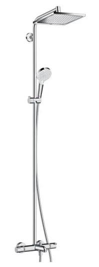 Hansgrohe Crometta E 240 1jet Ø240 mm, Med kartut, Krom