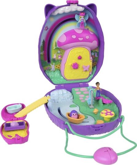 Polly Pocket Pinnsvin Lekeveske med Dukker og Tilbehør