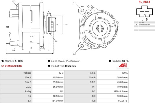 AS PL A1160S Dynamo