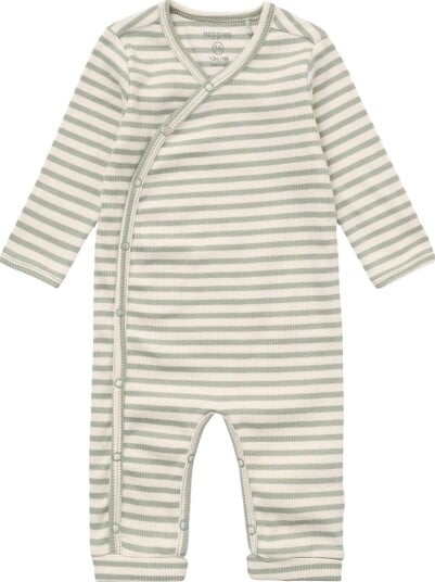 Noppies Playsuit Ls Stripe   ICEBERG GREEN   68