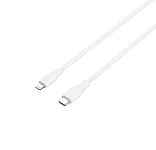 Deltaco 1m MFi USB-C til Lightning-kabel - Hvit Deltaco 1m MFi USB-C til Lightning-kabel - Hvit