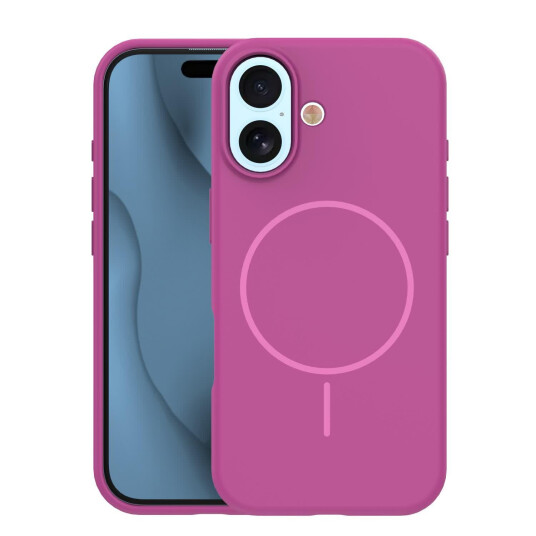 TFO Silikon Thin Mag-deksel for iPhone 17 Fuchsia