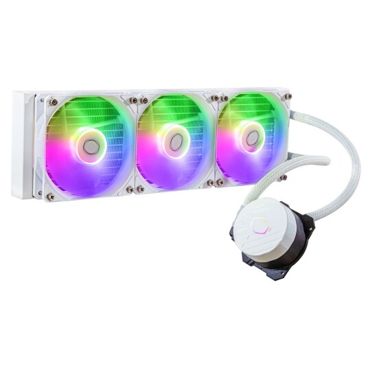 Cooler Master MasterLiquid 360L Væskekjøling for Prosessor - Hvit ARGB Cooler Master MasterLiquid 360L Væskekjøling for Prosessor - Hvit ARGB