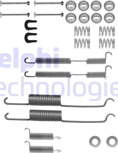Tilbehørsett bremsesko DELPHI LY1092