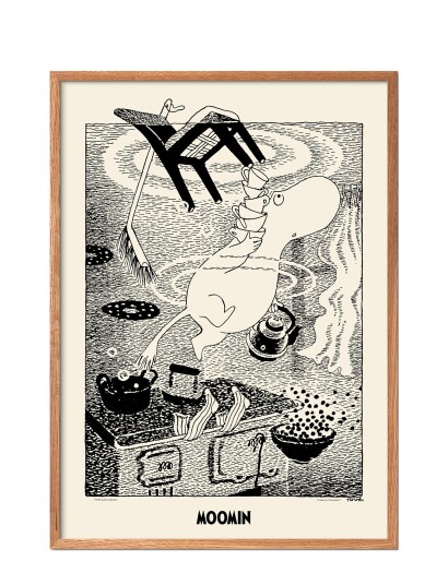 PSTR Studio Moomin X Pstr Studio - Dreaming - 50X70CM PSTR Studio Moomin X Pstr Studio - Dreaming - 50X70CM