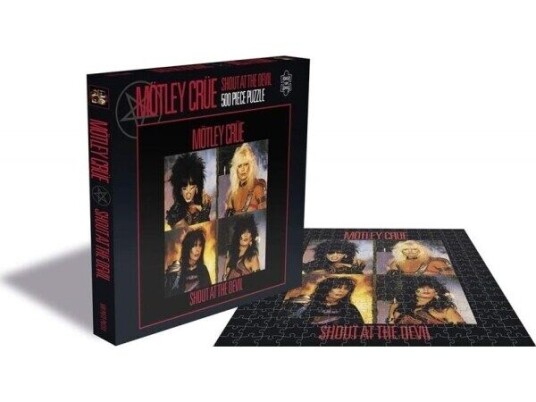 Plasthode Motley Crue Shout Devil Puzzle 500 PC-er PUSSEL Plasthode Motley Crue Shout Devil Puzzle 500 PC-er PUSSEL