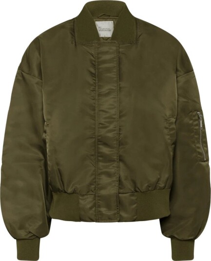 My Essential Wardrobe Helgamw Short Bomber Jacket Khaki green 44 My Essential Wardrobe Helgamw Short Bomber Jacket Khaki green 44