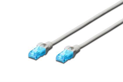 ASSMANN Electronic CAT 5E 20m U-UTP Nettverkskabel Grå
