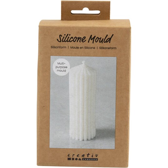 Silicone Mould - Ribbed Cylinder  371194 
