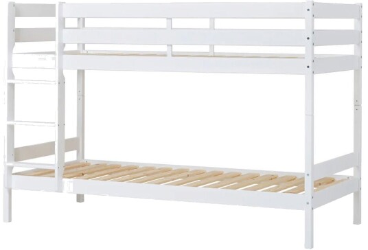 Hoppekids Køyeseng, Eco Comfort, 90x200cm, Hvit