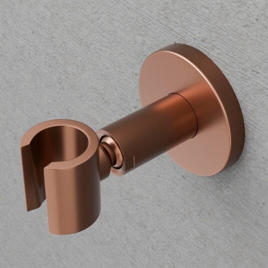 Scandtap Harmonized dusjholder, børstet kobber amber 70 x 70 x 95 mm