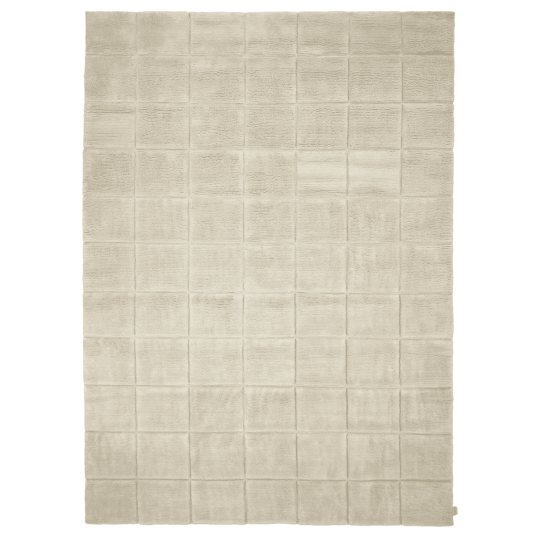 Classic Collection Grid teppe 250x350 Cm Ivory   Mønstrede tepper Ull Elfenben   GR164IV