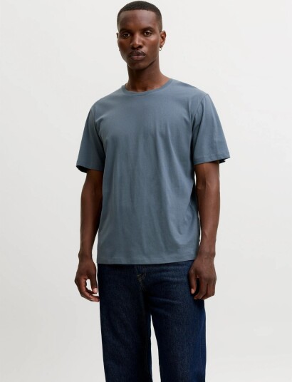 Jack & Jones Jjeorganic Basic Tee Ss O Neck Noos Blue S
