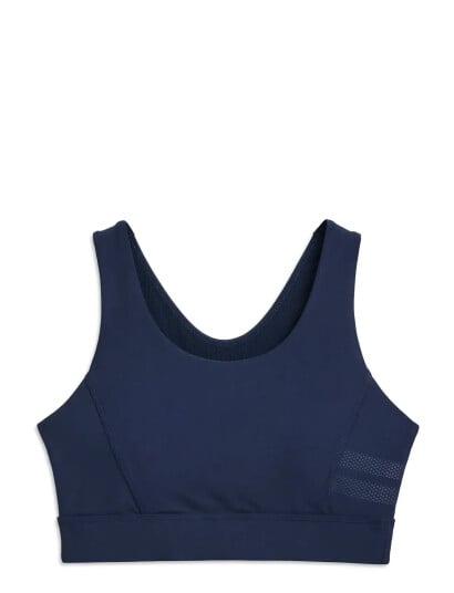 STRONGER Signature Sports Bra   Navy   XS