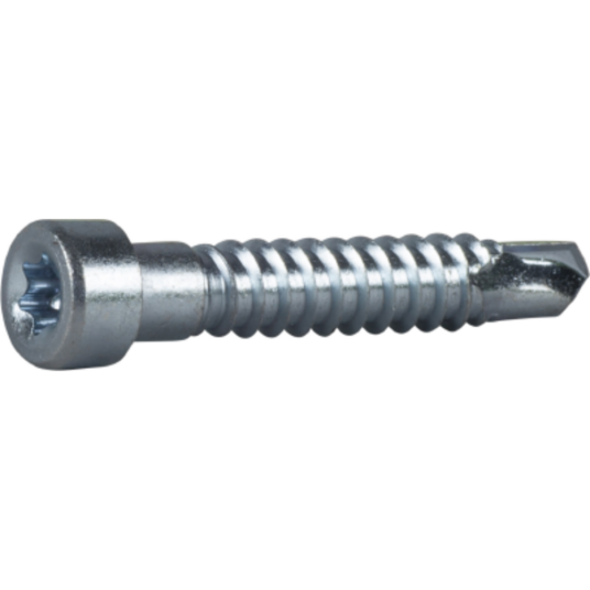 Essve Borskrue Indu Prog Sylinderhode Torx Stål Ø: 7mm L: 45mm 100stk
