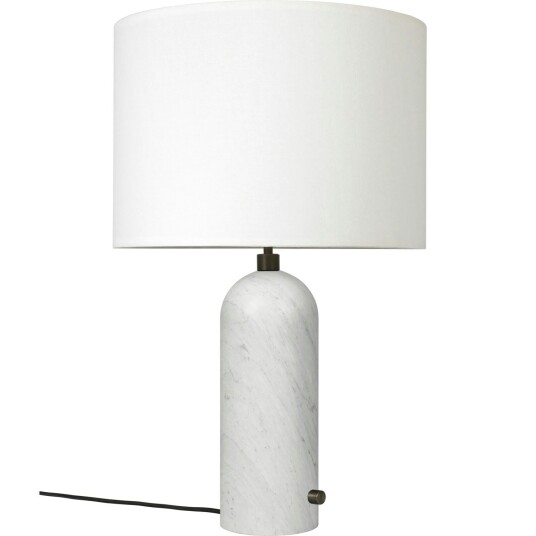 Gravity Bordlampe Stor White Marble / Hvit Gravity Bordlampe Stor White Marble / Hvit