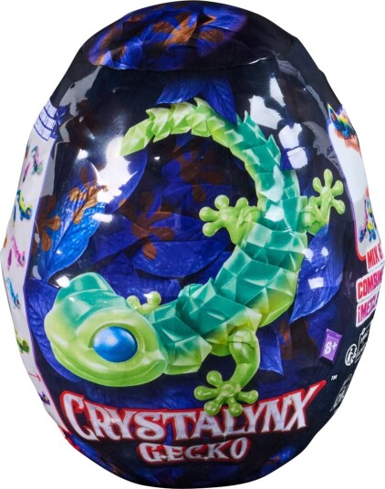 CrystaLynx Assortert Gekko Figur i Krystall - Leketøy