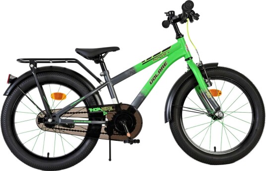 Volare Thombike Barnesykkel 18" Med Avtakbare Støttehjul Grønn Volare Thombike Barnesykkel 18" Med Avtakbare Støttehjul Grønn