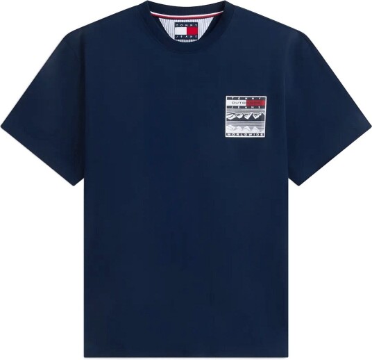 Tommy Jeans Tjm Rlx Outdoors Ss Tee Navy L