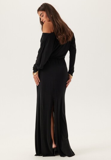 Goddiva Multi Way Long Sleeve Maxi Dress