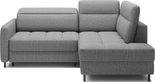 Masuo Sovesofa med Sjeselong 3 seter Grå Masuo Sovesofa med Sjeselong 3 seter Grå