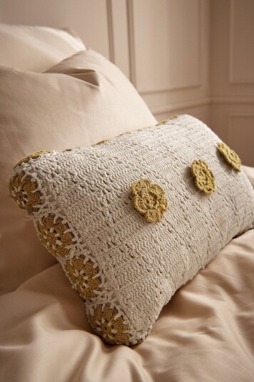 Staycation Pute Raw Crochet Hvit Staycation Pute Raw Crochet Hvit