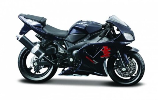 Metallmodell Yamaha YZF-R1 motorsykkel med stativ 1:18 Metallmodell Yamaha YZF-R1 motorsykkel med stativ 1:18