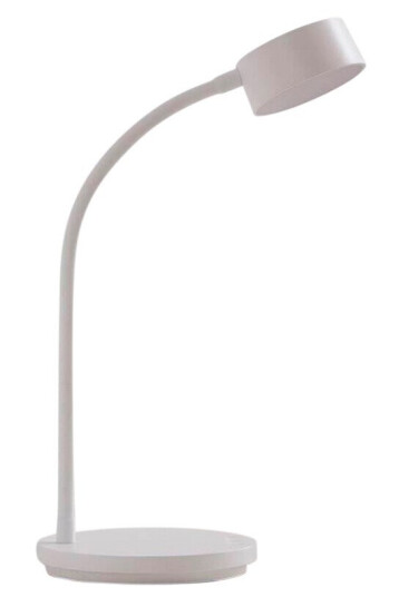 Lindby LED-bordlampe Maori hvit metall CCT dimbar