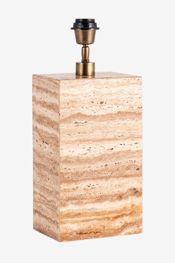 Alde & Lind   Bordlampe Zenith H34 Travertine   Beige