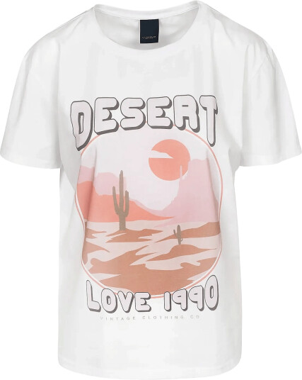 Luxzuz Desert Love T Shirt White M Luxzuz Desert Love T Shirt White M