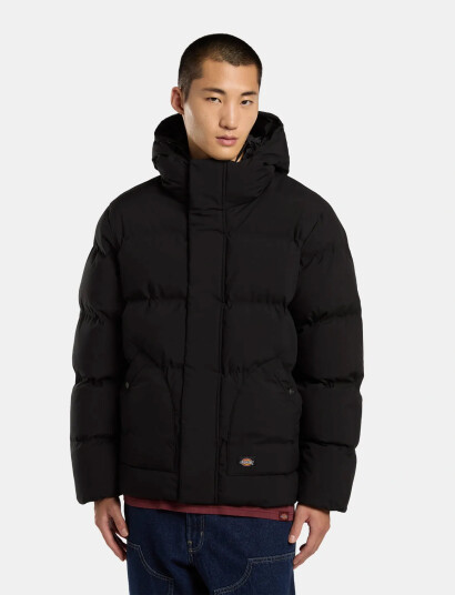 Dickies M Eagleville Hooded Puffer Black XS